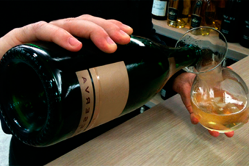 Décantation le champagne